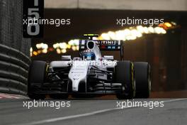 Valtteri Bottas (FIN) Williams FW36. 22.05.2014. Formula 1 World Championship, Rd 6, Monaco Grand Prix, Monte Carlo, Monaco, Practice Day.