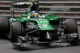 Marcus Ericsson (SWE), Caterham F1 Team  22.05.2014. Formula 1 World Championship, Rd 6, Monaco Grand Prix, Monte Carlo, Monaco, Practice Day.