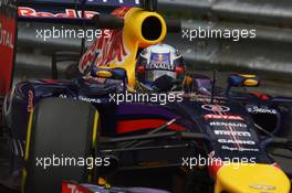 Daniel Ricciardo (AUS) Red Bull Racing RB10. 22.05.2014. Formula 1 World Championship, Rd 6, Monaco Grand Prix, Monte Carlo, Monaco, Practice Day.