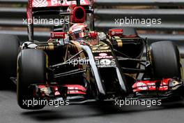 Pastor Maldonado (VEN), Lotus F1 Team  22.05.2014. Formula 1 World Championship, Rd 6, Monaco Grand Prix, Monte Carlo, Monaco, Practice Day.