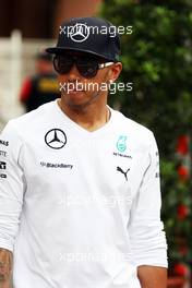 Lewis Hamilton (GBR) Mercedes AMG F1. 22.05.2014. Formula 1 World Championship, Rd 6, Monaco Grand Prix, Monte Carlo, Monaco, Practice Day.