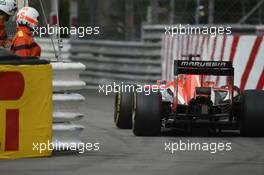 Jules Bianchi (FRA) Marussia F1 Team MR03. 22.05.2014. Formula 1 World Championship, Rd 6, Monaco Grand Prix, Monte Carlo, Monaco, Practice Day.