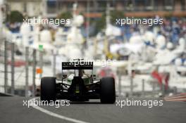 Sergio Perez (MEX) Sahara Force India F1 VJM07. 22.05.2014. Formula 1 World Championship, Rd 6, Monaco Grand Prix, Monte Carlo, Monaco, Practice Day.