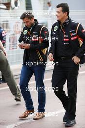(L to R): Matthew Carter (GBR) Lotus F1 Team CEO with Federico Gastaldi (ARG) Lotus F1 Team Deputy Team Principal (Right). 22.05.2014. Formula 1 World Championship, Rd 6, Monaco Grand Prix, Monte Carlo, Monaco, Practice Day.