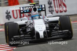 Valtteri Bottas (FIN) Williams FW36. 22.05.2014. Formula 1 World Championship, Rd 6, Monaco Grand Prix, Monte Carlo, Monaco, Practice Day.