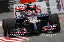 Daniil Kvyat (RUS) Scuderia Toro Rosso STR9. 22.05.2014. Formula 1 World Championship, Rd 6, Monaco Grand Prix, Monte Carlo, Monaco, Practice Day.