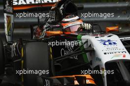 Nico Hulkenberg (GER) Sahara Force India F1 VJM07. 22.05.2014. Formula 1 World Championship, Rd 6, Monaco Grand Prix, Monte Carlo, Monaco, Practice Day.