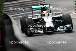 Lewis Hamilton (GBR) Mercedes AMG F1 W05. 22.05.2014. Formula 1 World Championship, Rd 6, Monaco Grand Prix, Monte Carlo, Monaco, Practice Day.