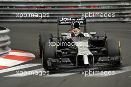 Jenson Button (GBR) McLaren MP4-29. 22.05.2014. Formula 1 World Championship, Rd 6, Monaco Grand Prix, Monte Carlo, Monaco, Practice Day.