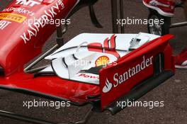 Ferrari F14-T front wing detail. 21.05.2014. Formula 1 World Championship, Rd 6, Monaco Grand Prix, Monte Carlo, Monaco, Preparation Day.