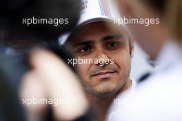 Felipe Massa (BRA) Williams with the media. 21.05.2014. Formula 1 World Championship, Rd 6, Monaco Grand Prix, Monte Carlo, Monaco, Preparation Day.