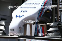 Williams FW36 nosecone. 21.05.2014. Formula 1 World Championship, Rd 6, Monaco Grand Prix, Monte Carlo, Monaco, Preparation Day.