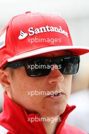 Kimi Raikkonen (FIN) Ferrari. 21.05.2014. Formula 1 World Championship, Rd 6, Monaco Grand Prix, Monte Carlo, Monaco, Preparation Day.
