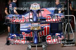 Scuderia Toro Rosso STR9 front wings. 21.05.2014. Formula 1 World Championship, Rd 6, Monaco Grand Prix, Monte Carlo, Monaco, Preparation Day.