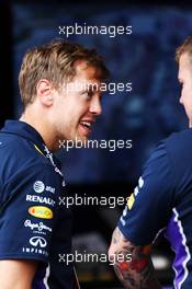 Sebastian Vettel (GER) Red Bull Racing. 21.05.2014. Formula 1 World Championship, Rd 6, Monaco Grand Prix, Monte Carlo, Monaco, Preparation Day.