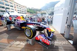 A Red Bull Racing RB06 on the Red Bull Energy Station. 21.05.2014. Formula 1 World Championship, Rd 6, Monaco Grand Prix, Monte Carlo, Monaco, Preparation Day.