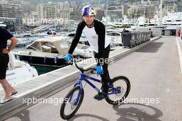 Danny MacAskill (GBR) Trials Cyclist. 21.05.2014. Formula 1 World Championship, Rd 6, Monaco Grand Prix, Monte Carlo, Monaco, Preparation Day.