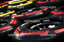 Pirelli tyres. 21.05.2014. Formula 1 World Championship, Rd 6, Monaco Grand Prix, Monte Carlo, Monaco, Preparation Day.