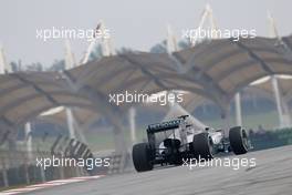 Nico Rosberg (GER), Mercedes AMG F1 Team  28.03.2014. Formula 1 World Championship, Rd 2, Malaysian Grand Prix, Sepang, Malaysia, Friday.