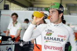Sergio Perez (MEX) Sahara Force India F1. 28.03.2014. Formula 1 World Championship, Rd 2, Malaysian Grand Prix, Sepang, Malaysia, Friday.