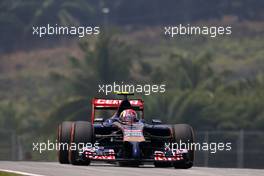 Daniil Kvyat (RUS), Scuderia Toro Rosso  28.03.2014. Formula 1 World Championship, Rd 2, Malaysian Grand Prix, Sepang, Malaysia, Friday.