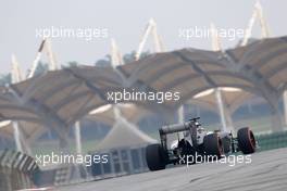 Adrian Sutil (GER), Sauber F1 Team  28.03.2014. Formula 1 World Championship, Rd 2, Malaysian Grand Prix, Sepang, Malaysia, Friday.