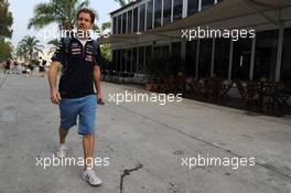 Sebastian Vettel (GER) Red Bull Racing. 28.03.2014. Formula 1 World Championship, Rd 2, Malaysian Grand Prix, Sepang, Malaysia, Friday.