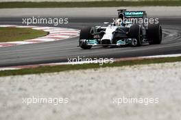 Lewis Hamilton (GBR) Mercedes AMG F1 W05. 28.03.2014. Formula 1 World Championship, Rd 2, Malaysian Grand Prix, Sepang, Malaysia, Friday.