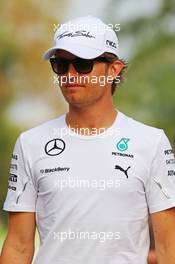 Nico Rosberg (GER) Mercedes AMG F1. 28.03.2014. Formula 1 World Championship, Rd 2, Malaysian Grand Prix, Sepang, Malaysia, Friday.