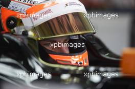 Nico Hulkenberg (GER) Sahara Force India F1 VJM07. 28.03.2014. Formula 1 World Championship, Rd 2, Malaysian Grand Prix, Sepang, Malaysia, Friday.