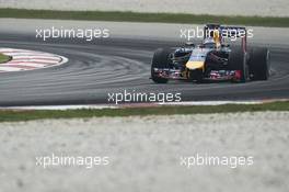 Sebastian Vettel (GER) Red Bull Racing RB10. 28.03.2014. Formula 1 World Championship, Rd 2, Malaysian Grand Prix, Sepang, Malaysia, Friday.
