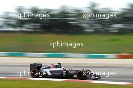 Adrian Sutil (GER) Sauber C33. 28.03.2014. Formula 1 World Championship, Rd 2, Malaysian Grand Prix, Sepang, Malaysia, Friday.