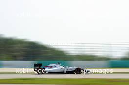 Felipe Massa (BRA) Williams FW36. 28.03.2014. Formula 1 World Championship, Rd 2, Malaysian Grand Prix, Sepang, Malaysia, Friday.