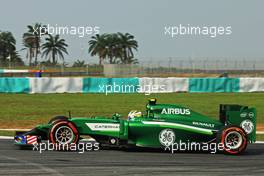 Marcus Ericsson (SWE) Caterham CT05. 28.03.2014. Formula 1 World Championship, Rd 2, Malaysian Grand Prix, Sepang, Malaysia, Friday.