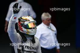 1st place Lewis Hamilton (GBR) Mercedes AMG F1. 30.03.2014. Formula 1 World Championship, Rd 2, Malaysian Grand Prix, Sepang, Malaysia, Sunday.