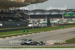 Nico Rosberg (GER) Mercedes AMG F1 W05. 30.03.2014. Formula 1 World Championship, Rd 2, Malaysian Grand Prix, Sepang, Malaysia, Sunday.