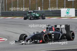 Adrian Sutil (GER) Sauber C33. 30.03.2014. Formula 1 World Championship, Rd 2, Malaysian Grand Prix, Sepang, Malaysia, Sunday.