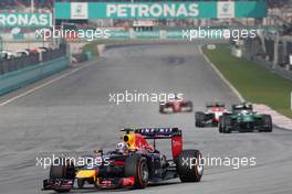 Daniel Ricciardo (AUS), Red Bull Racing  30.03.2014. Formula 1 World Championship, Rd 2, Malaysian Grand Prix, Sepang, Malaysia, Sunday.