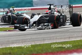 Adrian Sutil (GER), Sauber F1 Team  30.03.2014. Formula 1 World Championship, Rd 2, Malaysian Grand Prix, Sepang, Malaysia, Sunday.