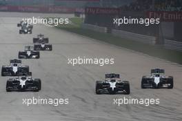 (L to R): Jenson Button (GBR) McLaren MP4-29 with Kevin Magnussen (DEN) McLaren MP4-29 and Felipe Massa (BRA) Williams FW36. 30.03.2014. Formula 1 World Championship, Rd 2, Malaysian Grand Prix, Sepang, Malaysia, Sunday.