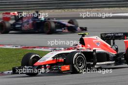 Max Chilton (GBR), Marussia F1 Team  30.03.2014. Formula 1 World Championship, Rd 2, Malaysian Grand Prix, Sepang, Malaysia, Sunday.