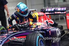 Sebastian Vettel (GER) Red Bull Racing. 29.03.2014. Formula 1 World Championship, Rd 2, Malaysian Grand Prix, Sepang, Malaysia, Saturday.
