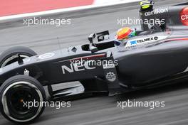 Esteban Gutierrez (MEX), Sauber F1 Team  29.03.2014. Formula 1 World Championship, Rd 2, Malaysian Grand Prix, Sepang, Malaysia, Saturday.