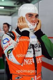 Sergio Perez (MEX) Sahara Force India F1. 29.03.2014. Formula 1 World Championship, Rd 2, Malaysian Grand Prix, Sepang, Malaysia, Saturday.