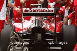 Kimi Raikkonen (FIN) Ferrari F14-T showing cooling vents on the engine cover.