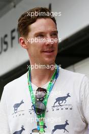 Benedict Cumberbatch (GBR) Actor. 29.03.2014. Formula 1 World Championship, Rd 2, Malaysian Grand Prix, Sepang, Malaysia, Saturday.