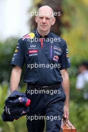 Adrian Newey (GBR) Red Bull Racing Chief Technical Officer  29.03.2014. Formula 1 World Championship, Rd 2, Malaysian Grand Prix, Sepang, Malaysia, Saturday.