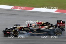Pastor Maldonado (VEN), Lotus F1 Team  29.03.2014. Formula 1 World Championship, Rd 2, Malaysian Grand Prix, Sepang, Malaysia, Saturday.