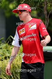 Kimi Raikkonen (FIN), Scuderia Ferrari  30.03.2014. Formula 1 World Championship, Rd 2, Malaysian Grand Prix, Sepang, Malaysia, Sunday.