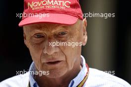 Niki Lauda (AUT) Mercedes Non-Executive Chairman. 30.03.2014. Formula 1 World Championship, Rd 2, Malaysian Grand Prix, Sepang, Malaysia, Sunday.